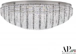 Потолочная люстра светодиодная APL LED Sicilia SH508.2.80.R.Ni.4000.Clear.731 (220V, хрусталь, круглые)