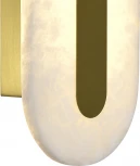 Светильник настенный светодиодный ST Luce Geom SL6139.201.01 золотистый/белый LED 1*6W 3000K