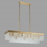 Подвесная люстра Belfast Harland 6308-10C BR CL (220V, на цепи)