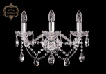 Бра Art Classic 10.21 10.21.3.165.Cr.Sp (220V, хрусталь, подвески, подсвечник, свеча)