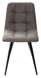 Стул CHILLI-Q графит #14, велюр / черный каркас, 4 шт/ 1 к