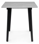 Стол раскладной Woodville Денвер Лофт 120 25 мм бетон / черный матовый 506944
