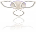 Люстра потолочная светодиодная Bubble 10251/3 LED*60+5W White (регулировка яркости, 220V, пульт управления, цветы)