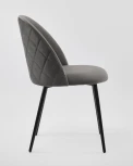 Стул MyFar Джозеф графитовый велюр MF1006-1