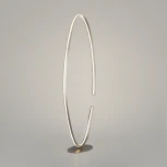 Торшер Eurosvet Gap 80415/1 сатин-никель (LED, 220V, кольцо)