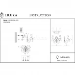 Бра Freya Chabrol FR2302WL-02S (подвески, подсвечник, свеча)