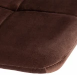 Стул CHILLY (mod. 7095-1) ткань/металл, 45x53х88 см, высота до сиденья 50 коричневый barkhat 12/белый Tetchair 17242