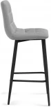 Полубарный стул Notta Чилли К светло-серый / черный 537074