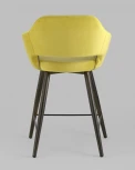 Стул полубарный Stool Group Саймон велюр золотистый УТ000025178