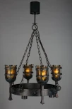 Подвесная люстра Aployt Simona APL.500.03.08 (220V, на цепи, под старину, факел)