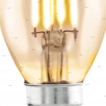 Лампочка светодиодная филаментная E14 4W 220V 220 lm 2200K белое теплое свечение Eglo Lm_led_e14 11559