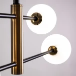 Потолочная люстра ярусная на штанге Freya Sphirity FR5376CL-04B (220V, шарики)