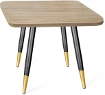 Стол SHT-ТU14/ЛДСП 60/60 дуб сонома/чёрный муар/золото Sheffilton SHT-ТU14 3769213803