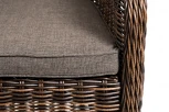 Лаунж-зона из искусственного ротанга, цвет коричневый 4SIS Равенна RS2C2T-4-SET brown