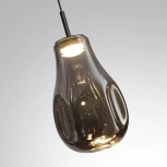 Подвесной светильник Odeon Light Nave 5098/4LC черный/дымчатый/металл/стекло LED 4W 4000K (220V, на проводе)