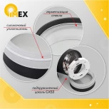 Архитектурная подсветка Imex IL.0014.0018-BK IP54 (220V, круглые)