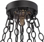 Подвесная люстра ярусная большая Vitaluce V1870-1/8+6, 14xE14 макс. 40Вт (220V, на цепи, факел)