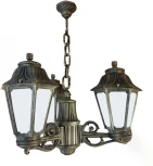 Уличный светильник подвесной Fumagalli Anna E22.120.S30.BYF1R (220V, на цепи, под старину, IP44)