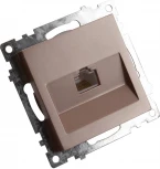 Розетка Ethernet RJ-45 (шампань) Stekker Катрин 39599