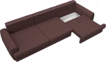 Диван прямой Лига-057 НПБ Лонг Лига Диванов (Замша) арт.129254