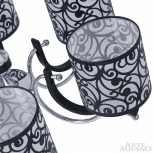 Подвесная люстра Arte Milano Florentia-4957 304957/6 Bk/Ni (220V, на цепи)