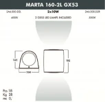 Архитектурная подсветка Fumagalli Marta 2A6.000.000.AXD2L (220V, круглые, IP55)
