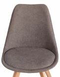 Стул TULIP SOFT (mod. 053V) / 2 шт. в упаковке Tetchair (Дерево,Пластик,Ткань/Серый) арт.24519