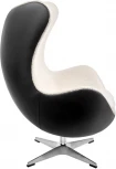 Кресло Bradex Home EGG STYLE CHAIR черный, экокожа (RF 0696)