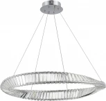 Подвесной светильник ST Luce Ritorto SL6204.111.01 Хром/Прозрачный LED 1*45W 4000K (220V, на тросе, круглые)
