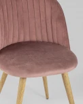 Стул Stool Group Лион Страйпс велюр розовый УТ000004869