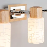 Спот Eurosvet 20029 20029/3 хром / светлое дерево