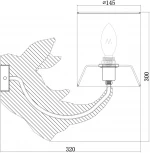 Бра Maytoni Nashorn MOD470WL-01W (220V)