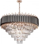 Подвесная люстра каскадная большая Loft It Eclair 10206/800 (220V, хрусталь, на цепи)