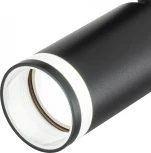 Трековый светильник однофазный Escada 20016 20016TRA/01 SBK 1x50 GU10, металл, черный матовый (220V, круглые)