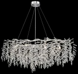 Люстра подвесная Damiana WE184.12.223 (220V, хрусталь, на тросе)