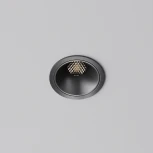 Встраиваемый светильник Maytoni Alfa LED DL043-01-10W4K-RD-B-1 (220V, круглые)