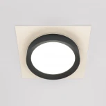 Встраиваемый светильник Hoop GX53 1x15Вт Maytoni Technical DL086-GX53-SQ-WB (220V, круглые)
