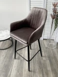 Полубарный стул Роден Blitz 06 Молочный шоколад, велюр (H=65cm)