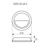 Настенный светильник светодиодный уличный IP65 Croto Kanlux Led 22771