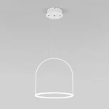 Подвесной светильник светодиодный с пультом Eurosvet Over 90322/1 белый (регулировка яркости, 220V, на тросе)