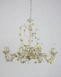 Подвесная люстра Abrasax SD0991/8 (220V, на цепи, свеча, цветы)