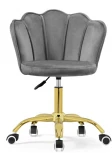 Компьютерное кресло Woodville Bud grey / gold 15538