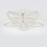 Потолочная люстра светодиодная с таймером Escada Sedna 10280/5LED 84Вт, с ПДУ, металл/акрил, белый (220V)