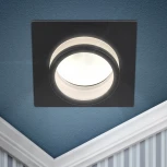 Встраиваемый точечный светильник ЭРА KL88 BK (12V)