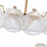 Потолочная люстра на штанге Arte Milano Rim 312009/D500 BS (220V, круглые, ракушка)