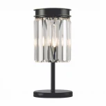 Настольная лампа Мартин CL332811 (220V, хрусталь, подвески, выключатель)