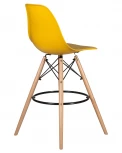 Стул барный DSW BAR (ножки светлый бук, цвет горчичный (Y-03))