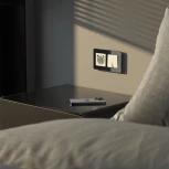 Рамка на 2 поста (черный, стекло) Werkel W0022448 (a063820)