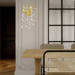 Бра хрустальное Arte Milano Milano-1 23122.255.2.E14.B GD (220V)