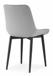 Стул Notta на металлокаркасе Седа К светло-серый / черный 502100